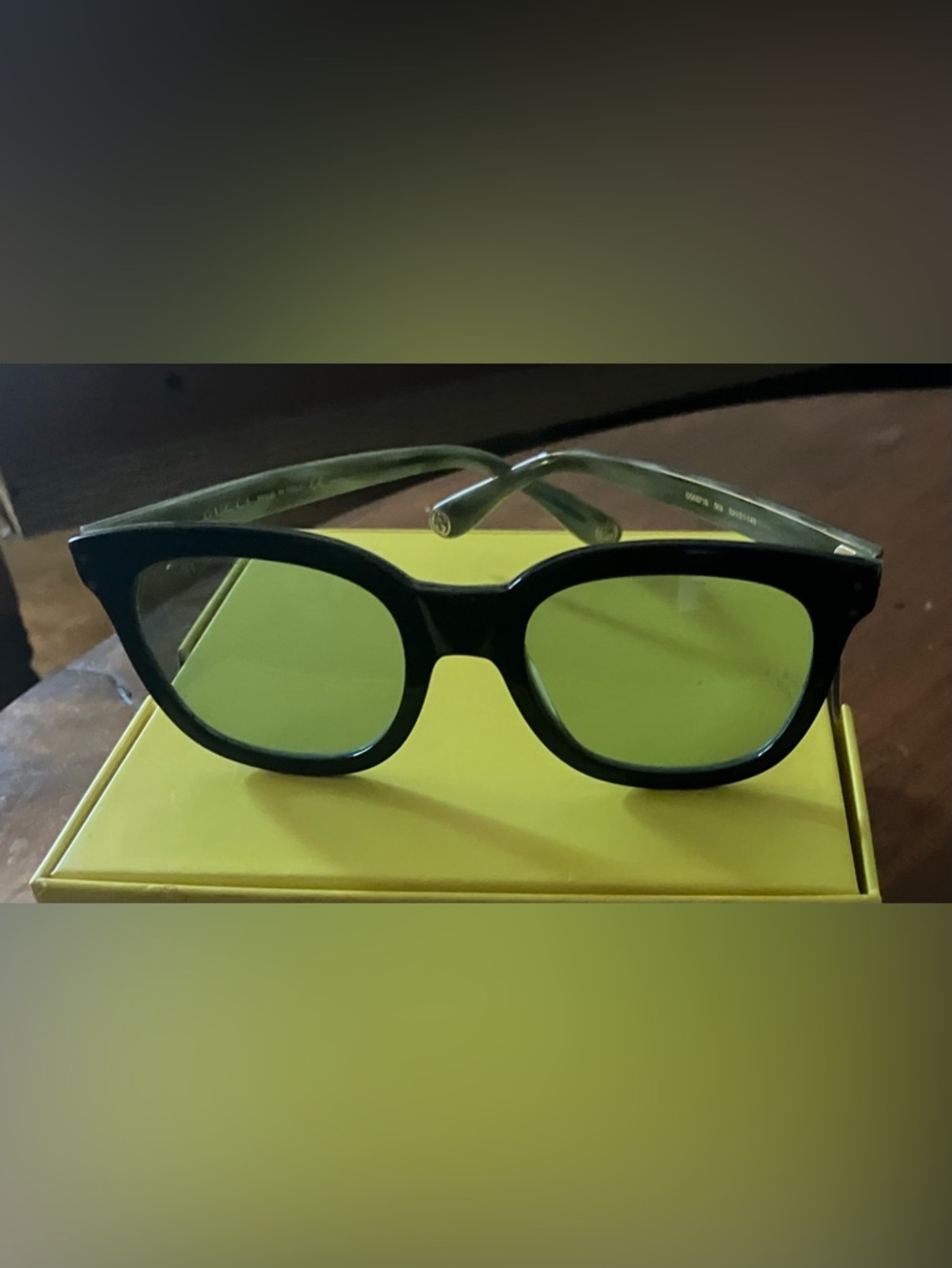 Authentic Gucci Black Wayfarer Sunglasses